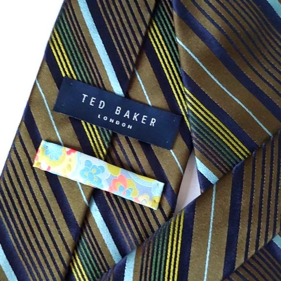 Ted baker silk tie - Picture 4 of 6